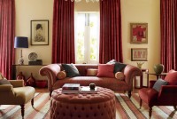 Красные шторы для гостиной: Zo Lanark