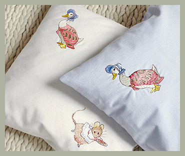 Вышитые ткани для детской с животными by Jane Churchill
